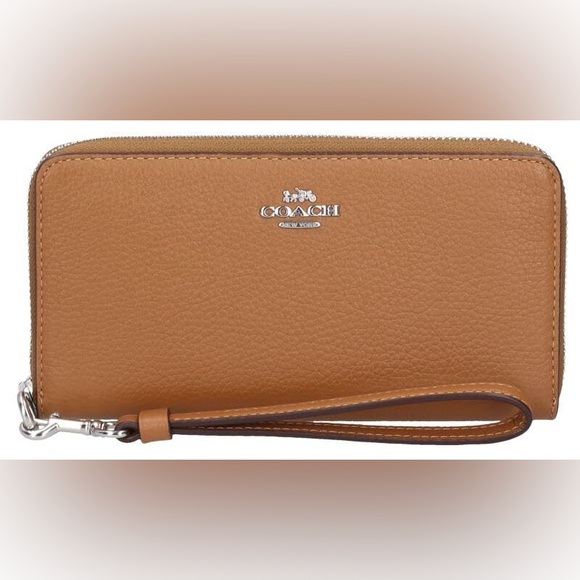 COACH LONG ZIP AROUND WALLET - Picture 1 of 8